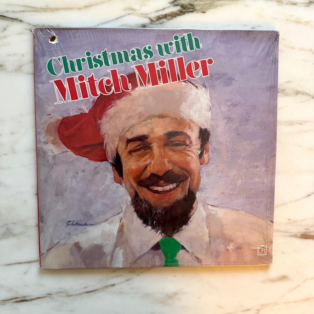 Christmas with Mitch Miller Vintage Holiday Vinyl Wall Decor Time Life